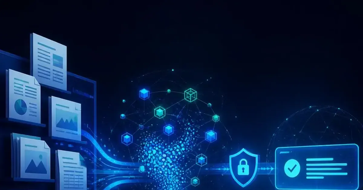 Dokumen internal diubah menjadi knowledge base RAG aman dengan retrieval dan audit